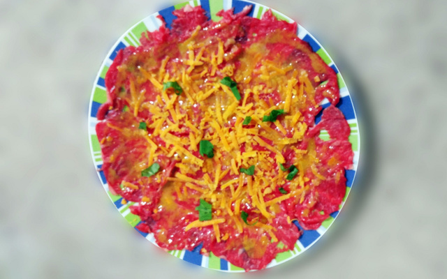 Carpaccio contra filé com molho mostarda