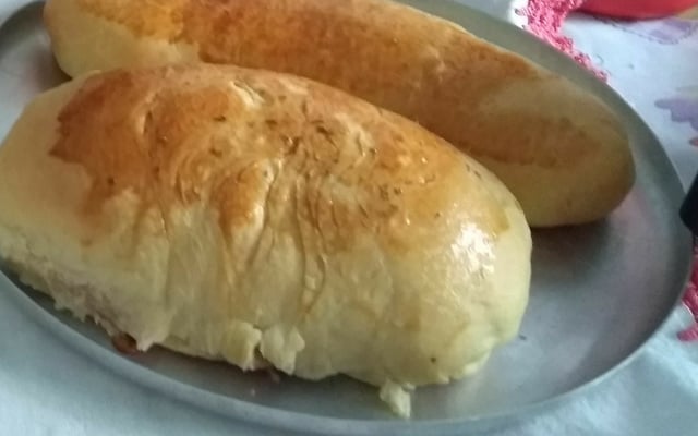 Pão caseiro sem ovos