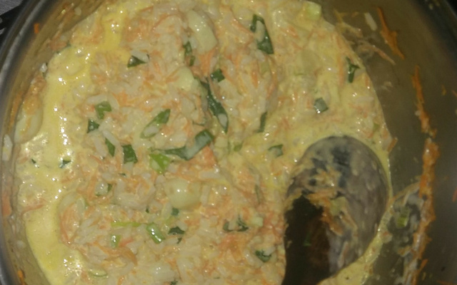 Risoto de champignon com arroz normal