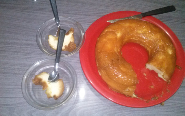 Pudim simples de leite