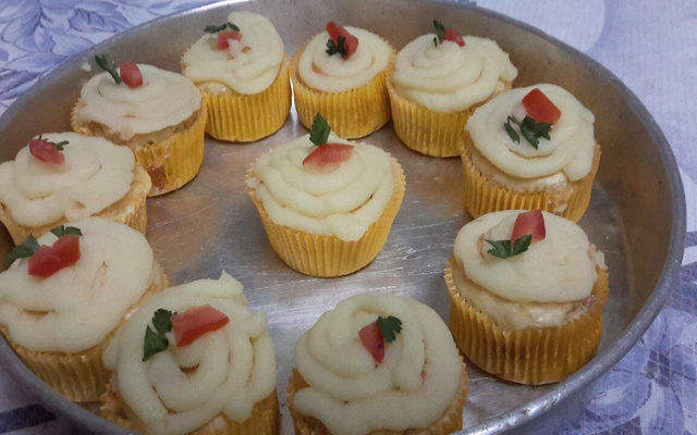 Cupcake salgado