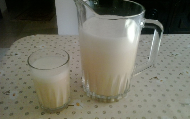 Suco de milho sem lactose