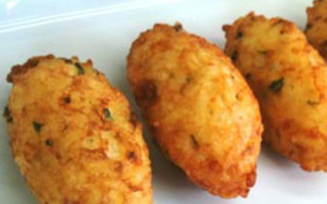 Bolinho de arroz sequinho