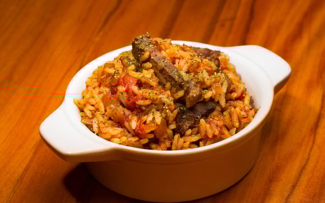 Arroz com carne-seca/carne de sol - Sertanejo