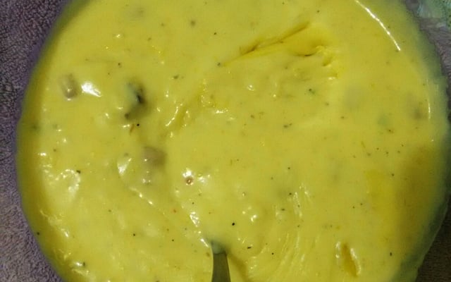 Caldo de batata baroa