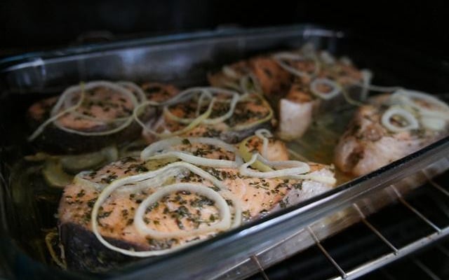 Postas de Atum ao forno