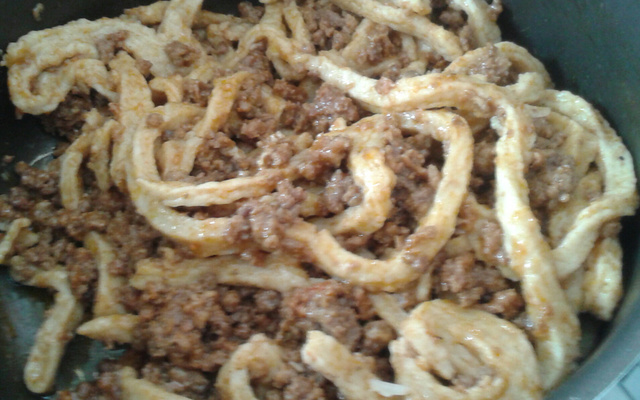 Massa caseira de macarrão