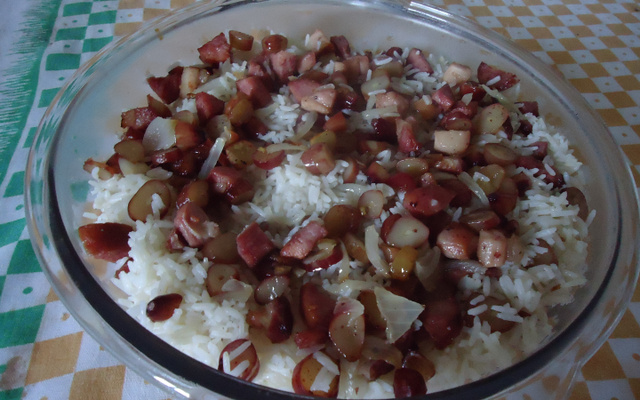 Arroz com pinhão