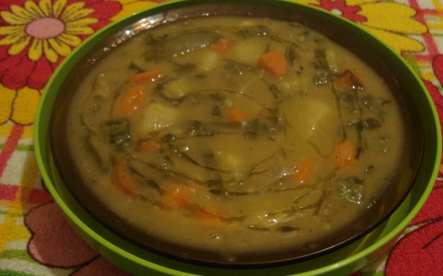 Sopão de ervilha apetitoso!