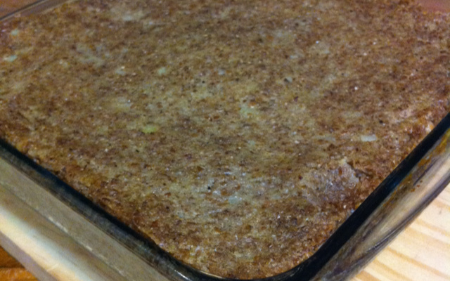 Quibe assado de batata (vegetariano)