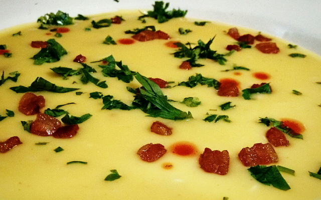 Creme de batata baroa