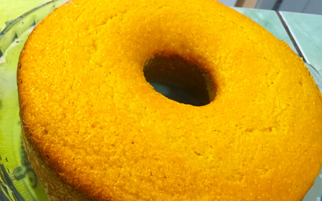 Bolo de milho fofinho