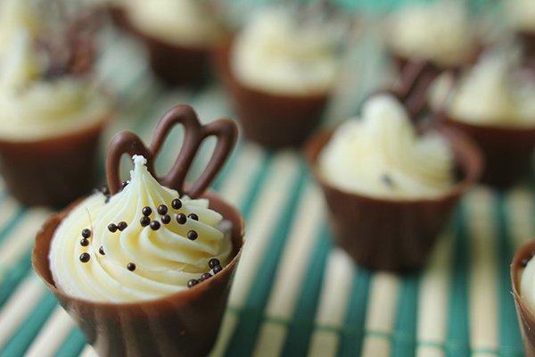 Copinho de chocolate trufado de maracujá