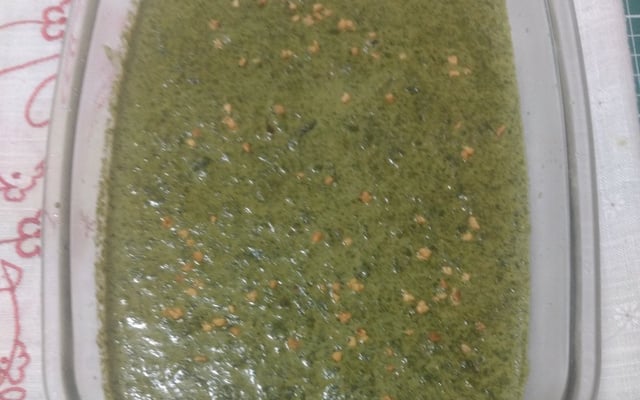 Filé mignon com creme de espinafre