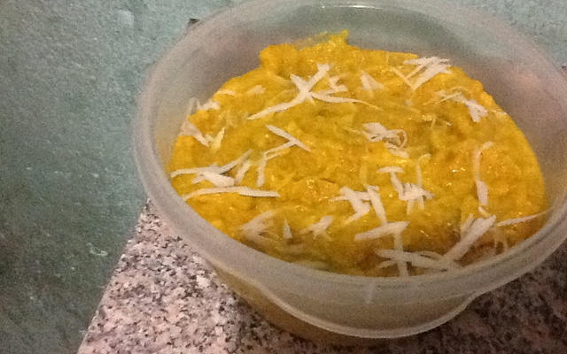 Doce de abóbora cremoso com coco