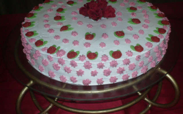 Cobertura para bolo de aniversário