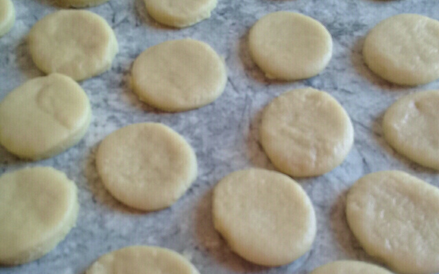 Bolacha caseira de baunilha