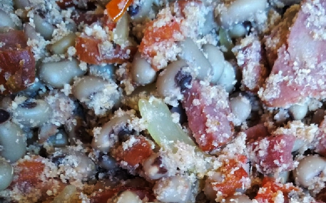 Farofa de feijão fradinho