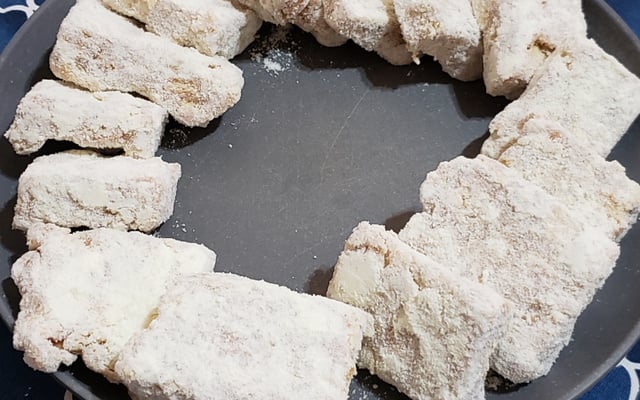 Palha italiana de leite ninho