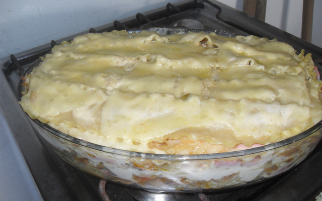 Lasanha de bacalhau