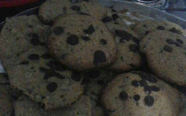 Cookies com gotas de chocolate