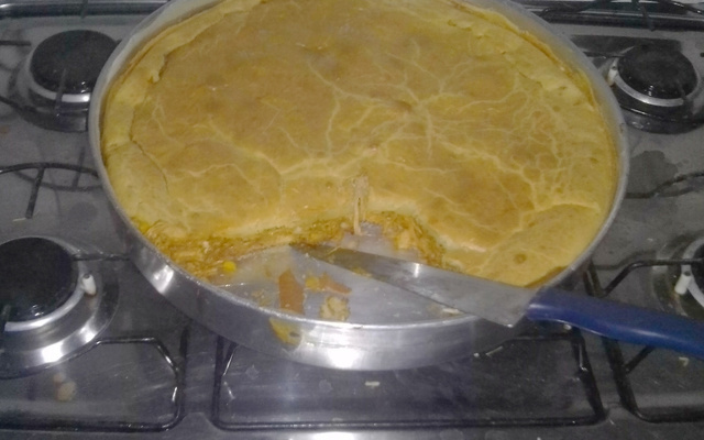 Torta de frango cremosa de liquidificador do Will