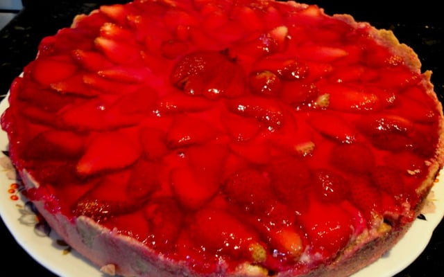 Torta de morango rápida