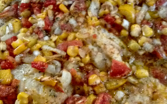 Filé de polaca assado ao forno