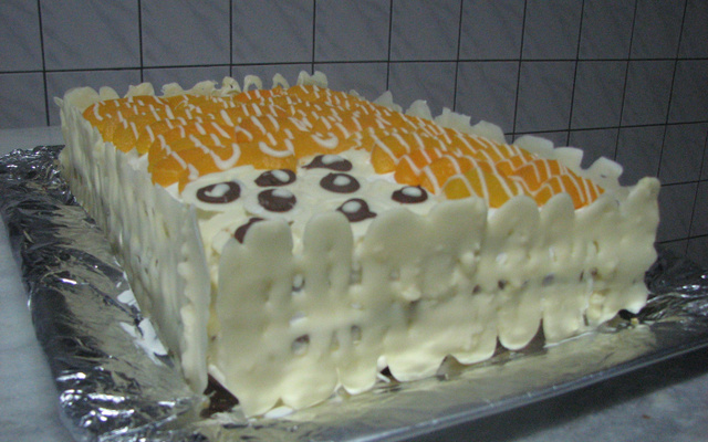 Bolo de pêssego da Dri