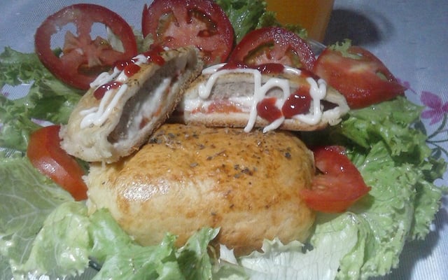 Hambúrguer de forno