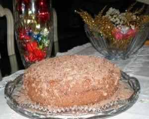 Bolo mousse de chocolate