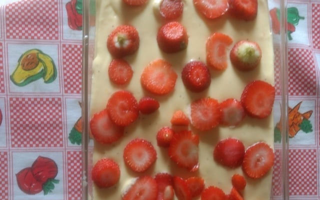 Mousse de leite ninho com maracujá