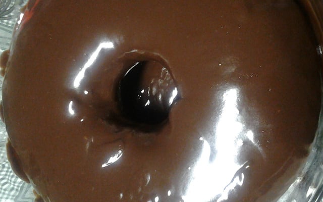 Cobertura de chocolate para bolos