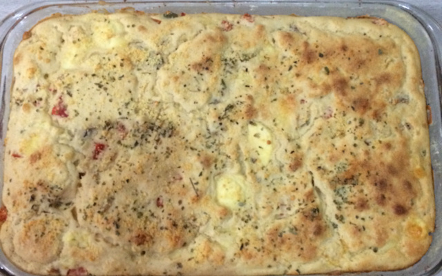 Torta fácil de bacalhau