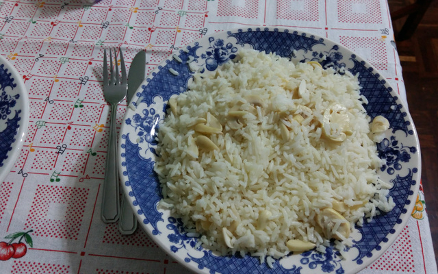 Arroz ao champanhe