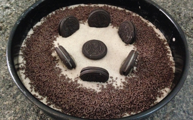 Cheesecake de Oreo super fácil