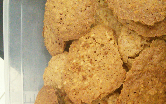 Biscoito integral de aveia