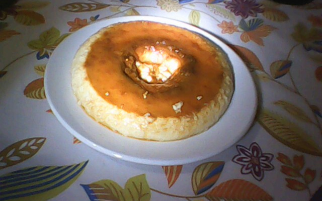 Pudim de micro-ondas