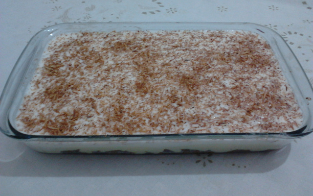 Torta de coco queimado
