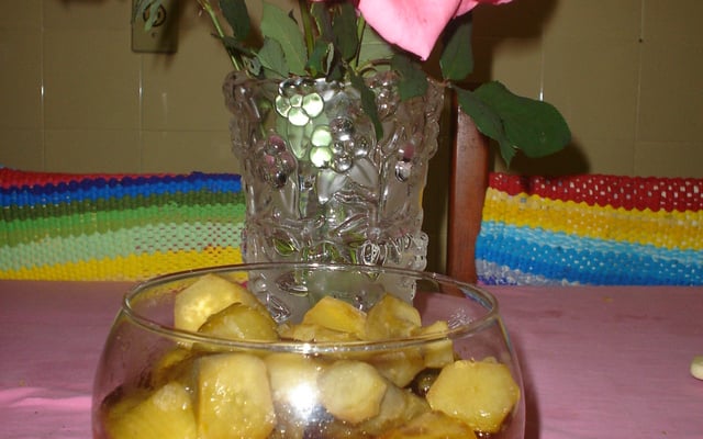 Batata doce em calda