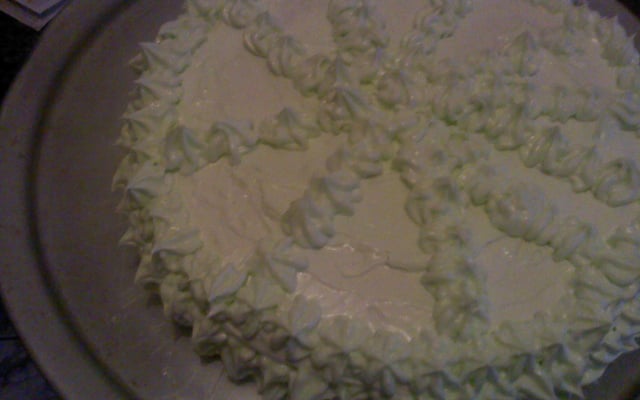 Bolo de limão com chantilly