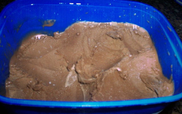 Sorvete de chocolate