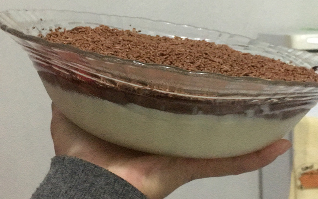 Bolo prestígio gelado