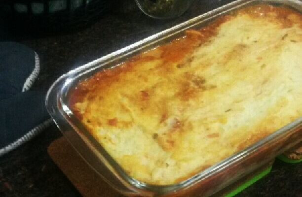 Escondidinho de frango com batata doce fit