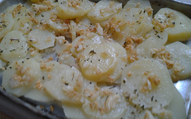 Batata ao alho