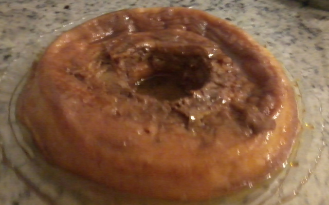 Pudim de leite em pó no micro-ondas