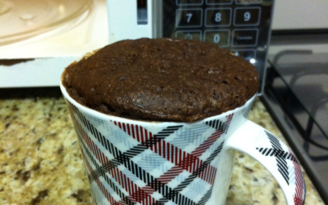 Bolo de caneca sem ovo