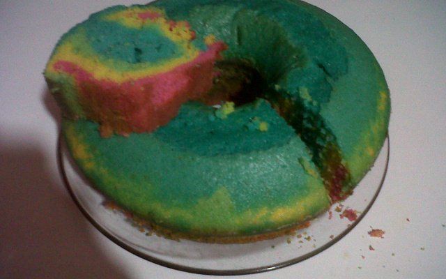 Bolo arco-Iris