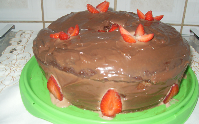 Bolo cavado guloseima