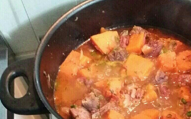 Carne seca com abóbora